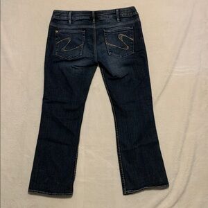 Silver Jeans Women Santorini Jeans Size 31 x 26 cropped